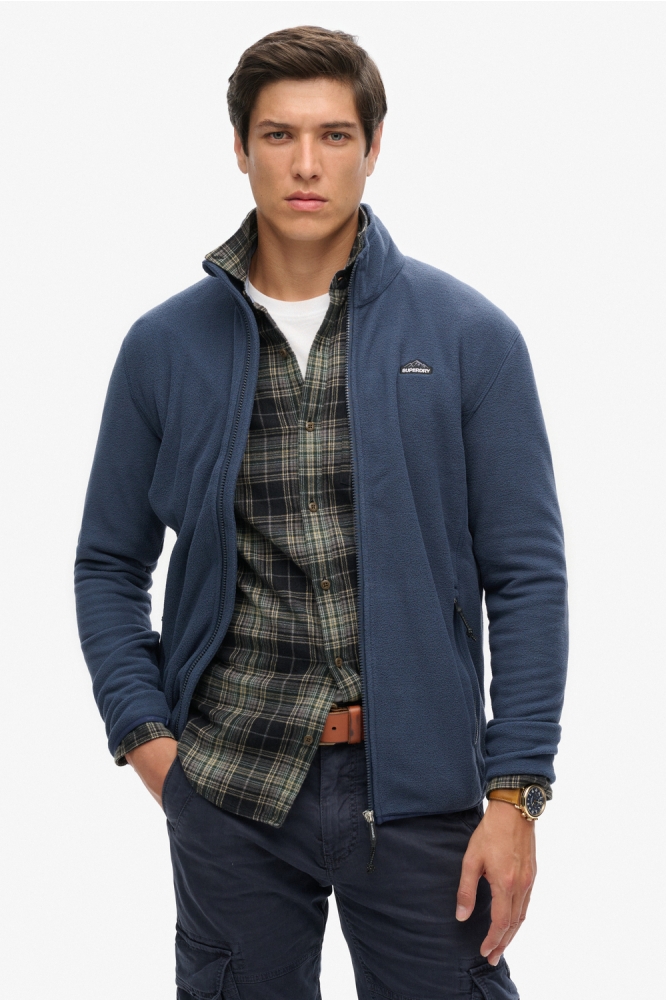 POLAR FLEECE FULL ZIP M2014195A LAUREN NAVY